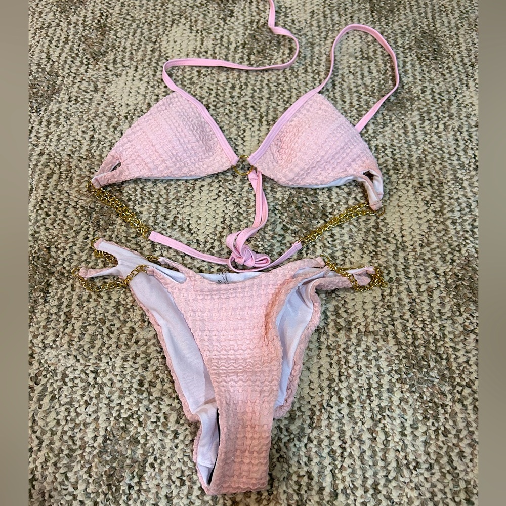 NWOT SHEIN Textured Bikini Set Small